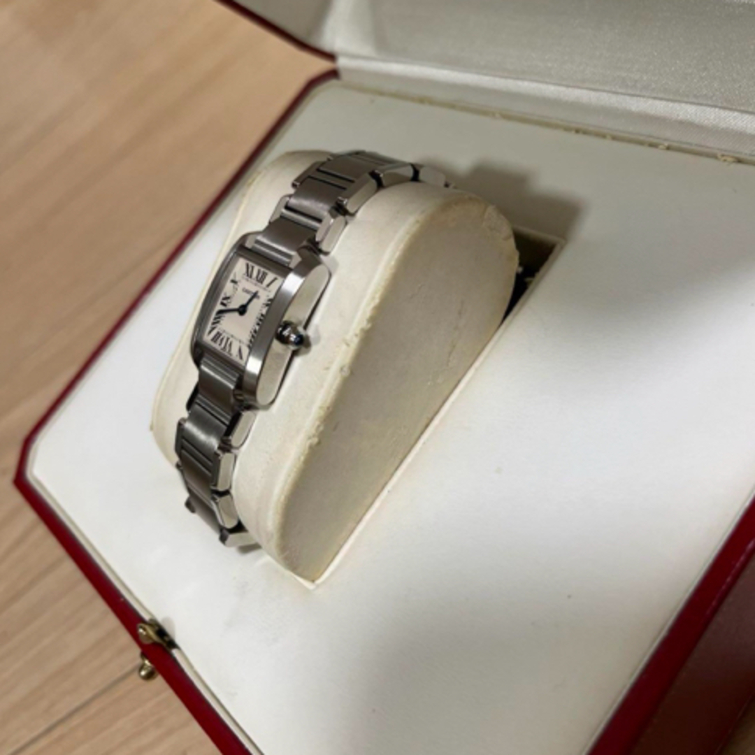 Cartier(カルティエ)の【保証書付属品完備】　カルティエ タンクフランセーズSM W51008Q3 メンズの時計(腕時計(アナログ))の商品写真