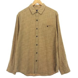 パタゴニア(patagonia)の古着 00年代 パタゴニア Patagonia チェック柄 長袖 ヘンプシャツ メンズS /eaa425210(シャツ)