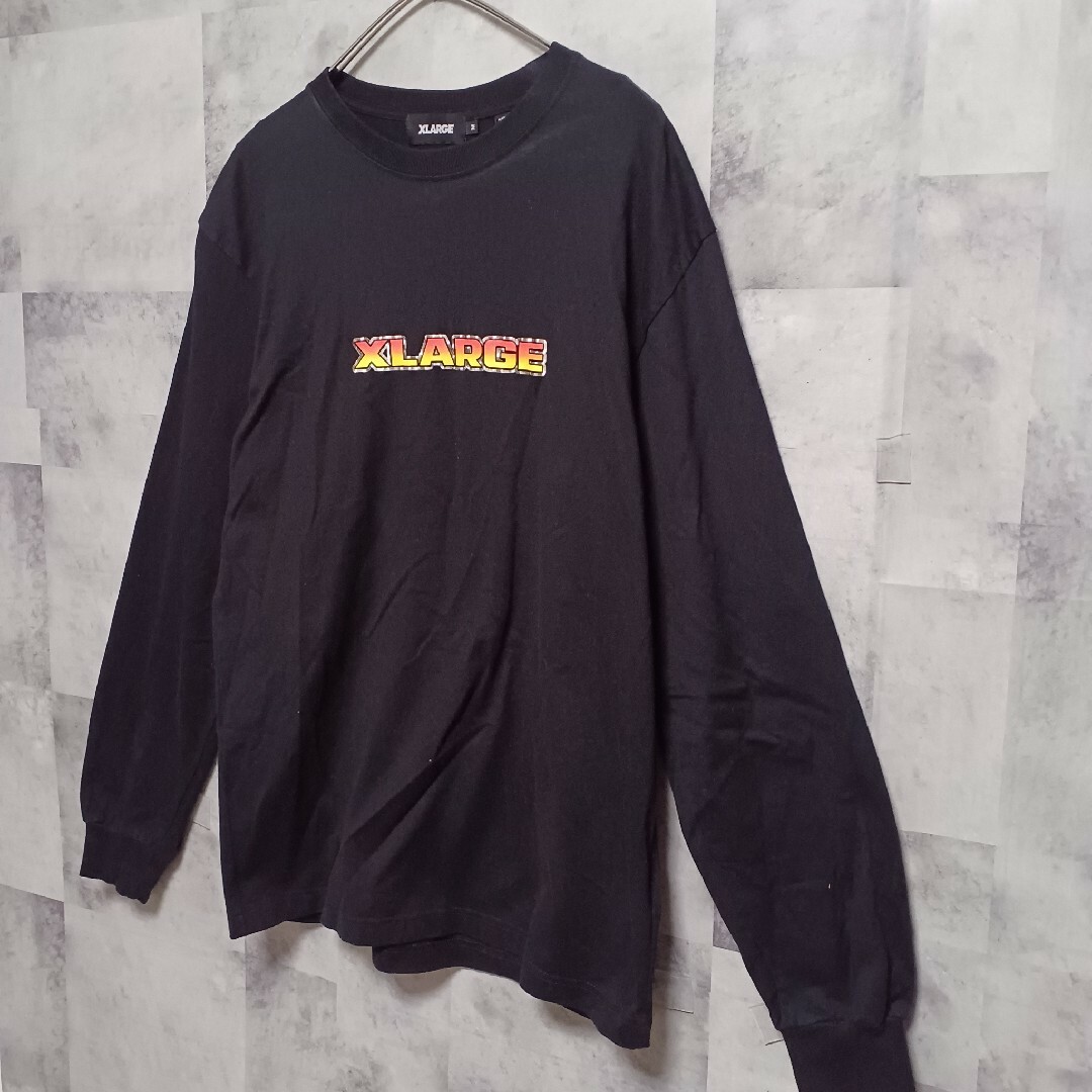 XLARGE(エクストララージ)のXLARGE エクストララージ メンズ ロンT M ブラック ストリート メンズのトップス(Tシャツ/カットソー(七分/長袖))の商品写真