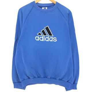 アディダス(adidas)の古着 90年代 アディダス adidas ロゴスウェットシャツ トレーナー メンズL ヴィンテージ /eaa427044(スウェット)