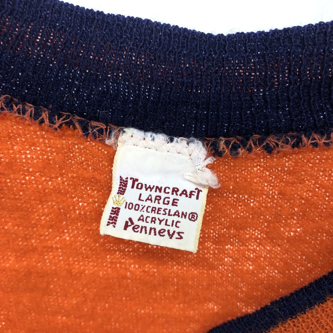 古着 60~70年代 ペニーズ Penney's TOWNCRAFT タウンクラフト 無地 ブランクスウェットシャツ トレーナー メンズL ヴィンテージ /eaa422557 メンズのトップス(スウェット)の商品写真