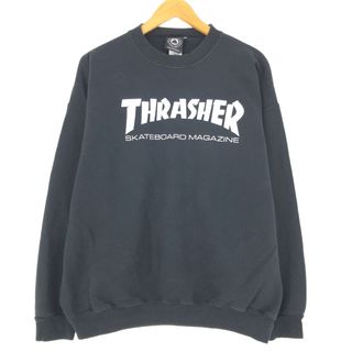 スラッシャー(THRASHER)の古着 スラッシャー THRASHER ロゴスウェットシャツ トレーナー メンズL /eaa427036(スウェット)