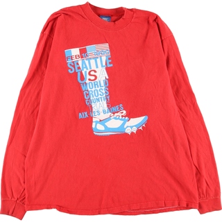 ナイキ(NIKE)の古着 80年代 ナイキ NIKE 紺タグ ロングTシャツ ロンT メンズL ヴィンテージ /eaa425932(Tシャツ/カットソー(半袖/袖なし))