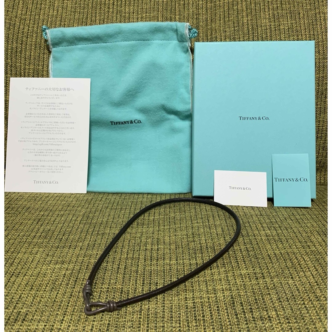 Tiffany & Co. - Tiffany & Co. ティファニー レザーチョーカー Tiffany & Co. - Tiffany & Co. ティファニー レザーチョーカー