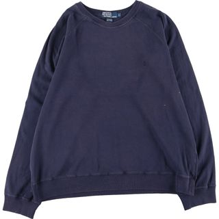 ラルフローレン(Ralph Lauren)の古着 ラルフローレン Ralph Lauren POLO by Ralph Lauren ワンポイントロゴスウェットシャツ トレーナー メンズL /eaa411943(スウェット)