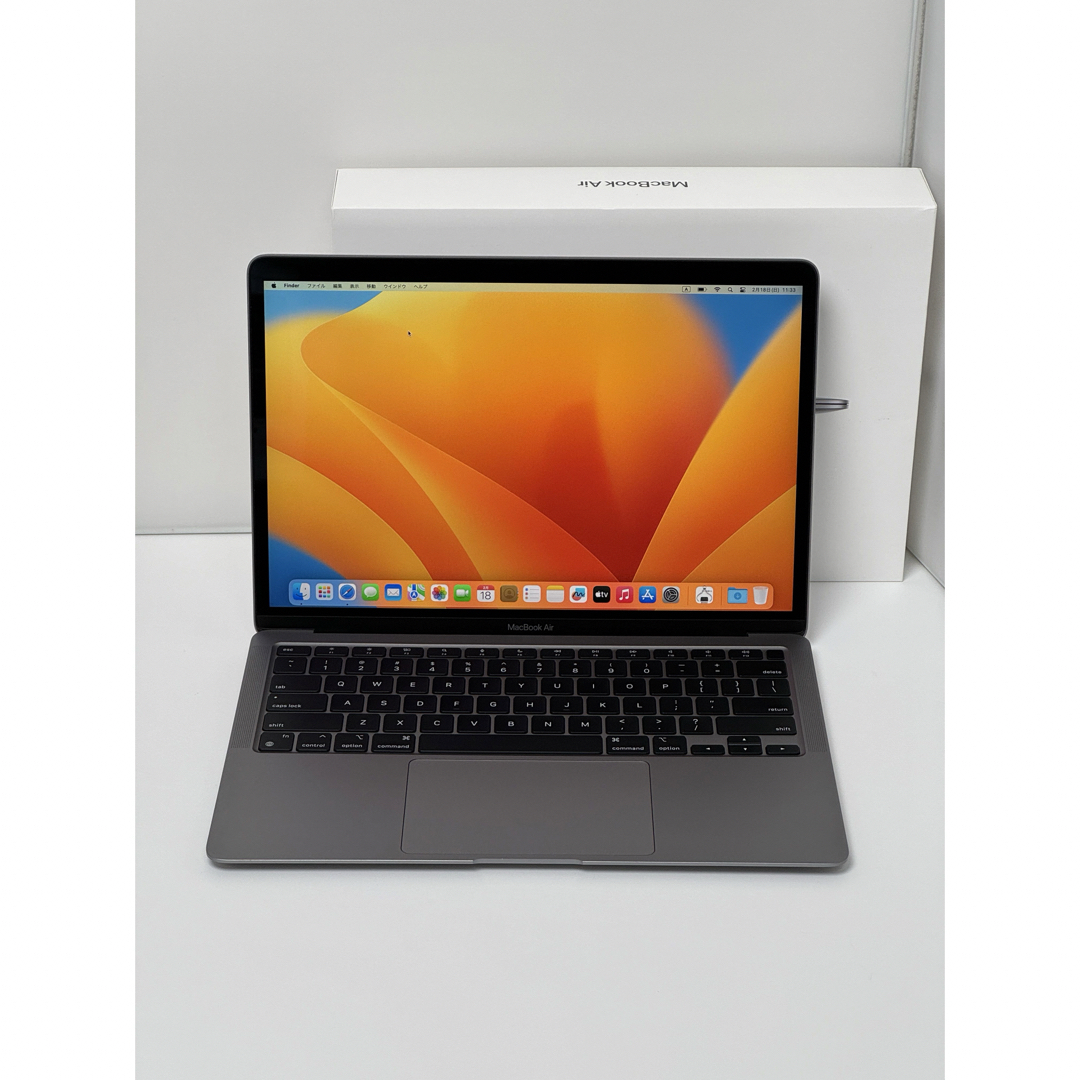 Apple(アップル)のMacbook Air M1 2020 スペースグレイ 16GB/1TB スマホ/家電/カメラのPC/タブレット(ノートPC)の商品写真