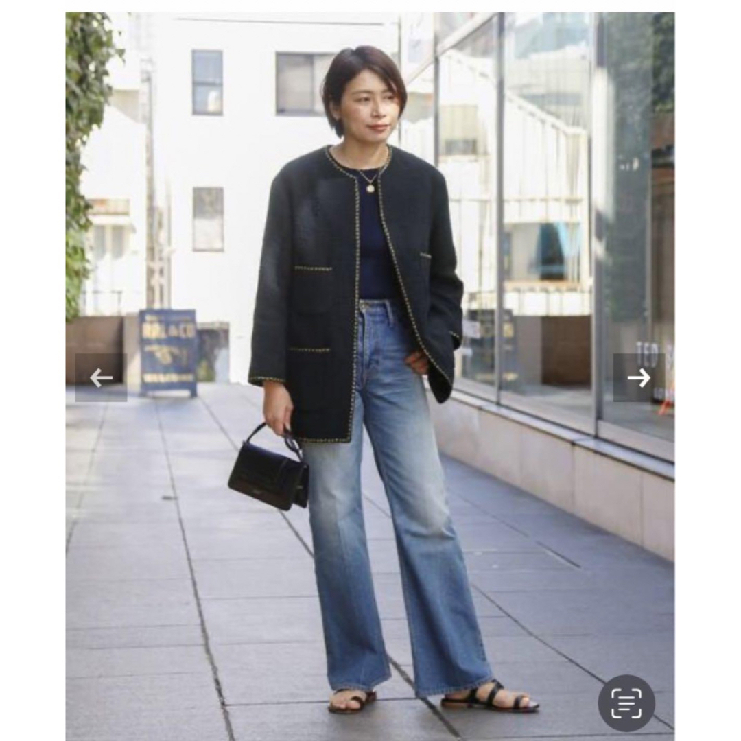 Deuxieme Classe chain ツイード ジャケット Deuxieme Classe chain ツイード ジャケット