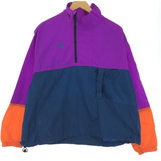 ナイキ(NIKE)の古着 ナイキ NIKE ACG ハーフジップ ナイロンプルオーバー メンズL /eaa426915(ナイロンジャケット)