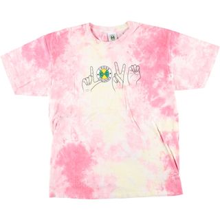 古着 CROSS COLOURS タイダイ柄 プリントTシャツ メンズL /eaa425447(Tシャツ/カットソー(半袖/袖なし))