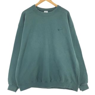 ナイキ(NIKE)の古着 90年代 ナイキ NIKE ワンポイントロゴスウェットシャツ トレーナー USA製 メンズXL ヴィンテージ /eaa427001(スウェット)