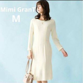 Mimi GranT エミリー：Mousseシリーズ ムース 裏地付(ひざ丈ワンピース)