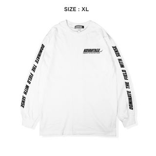 ADVANTAGE DTFWS ロングtシャツ ホワイト XLサイズ(ウエア)