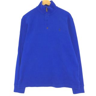 ラルフローレン(Ralph Lauren)の古着 ラルフローレン Ralph Lauren POLO RALPH LAUREN ハーフジップスウェットシャツ トレーナー メンズL /eaa426438(スウェット)