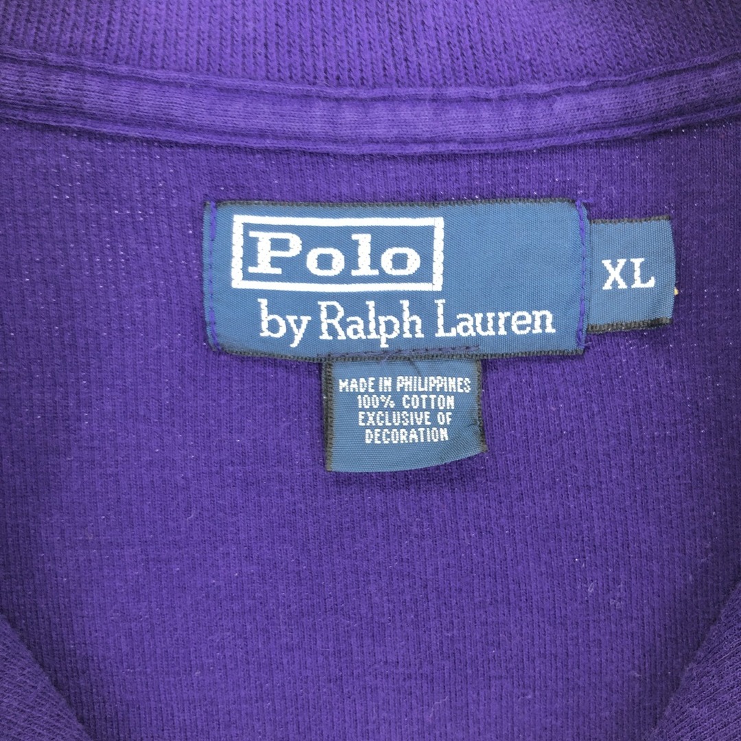 Ralph Lauren(ラルフローレン)の古着 ラルフローレン Ralph Lauren POLO by Ralph Lauren ハーフジップスウェットシャツ トレーナー メンズXL /eaa426439 メンズのトップス(スウェット)の商品写真