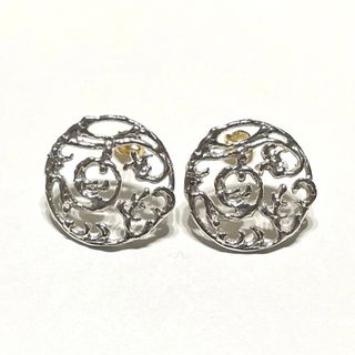 カオル(KAORU)の【KAORU】カオル 透かし ピアス レース ボタニカル シルバー SV K18(ピアス)