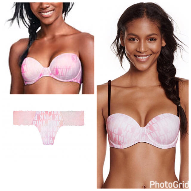 Victoria's Secret(ヴィクトリアズシークレット)のPINKブラセット レディースの下着/アンダーウェア(ブラ&ショーツセット)の商品写真