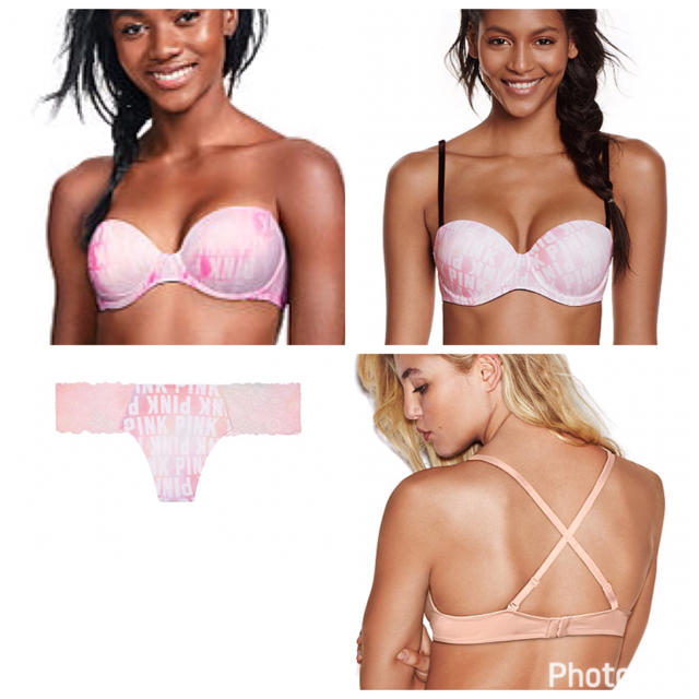 Victoria's Secret(ヴィクトリアズシークレット)のPINKブラセット レディースの下着/アンダーウェア(ブラ&ショーツセット)の商品写真