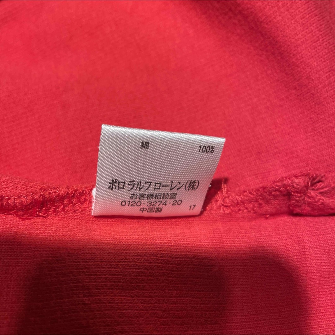 POLO RALPH LAUREN(ポロラルフローレン)のポロラルフローレン　ハーフジップ　ビッグポニー　赤　160 キッズ/ベビー/マタニティのキッズ服男の子用(90cm~)(その他)の商品写真