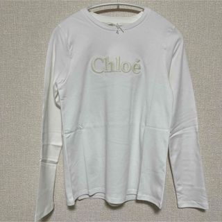 クロエ(Chloe)のクロエ ロングスリーブTシャツ ホワイト ロゴ 14(Tシャツ(長袖/七分))