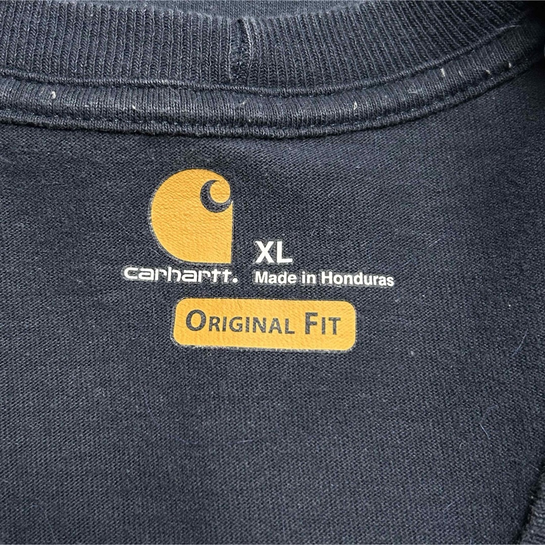 carhartt(カーハート)のcarhartt ビッグシルエット　ロンT カットソー　ネイビー　パッチタグ メンズのトップス(Tシャツ/カットソー(七分/長袖))の商品写真