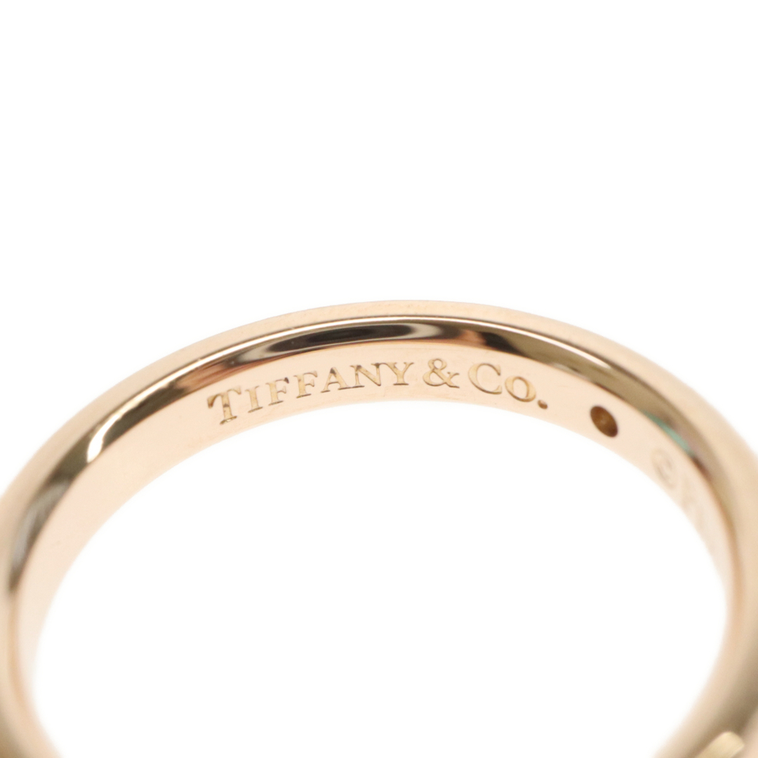 Tiffany & Co.(ティファニー)のTIFFANY&CO. Tiffany ティファニー AU750 18金ピンクゴールド ローズゴールド ダイヤ1P エルサ・ペレッティ バンドリング 指輪 約8号 ジュエリー アクセサリー レディースのアクセサリー(リング(指輪))の商品写真