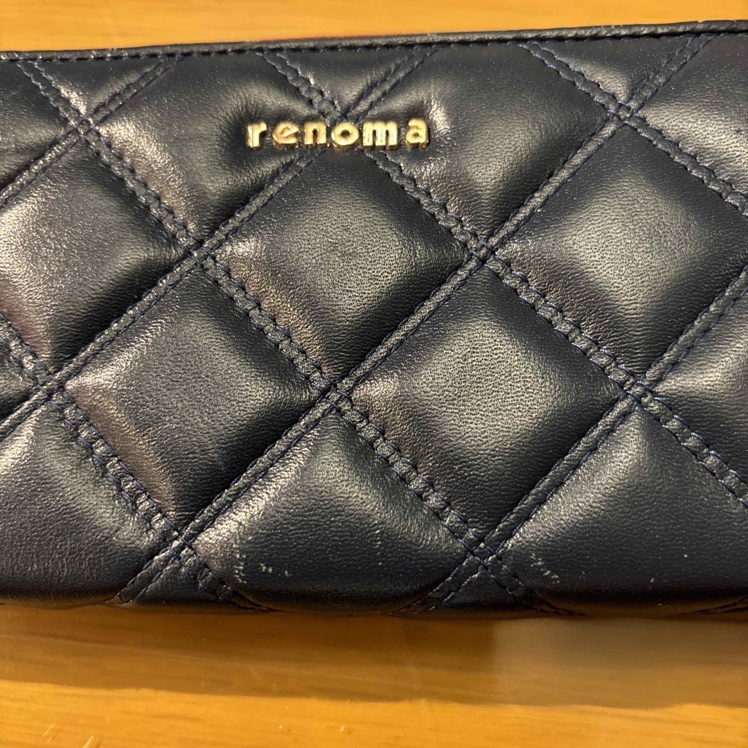 RENOMA(レノマ)の#レノマ#クロ#ラウンドファスナー#ロングウォレット#可愛い#ダークブルー レディースのファッション小物(財布)の商品写真