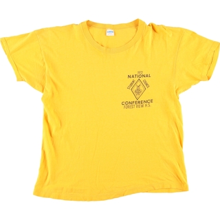 チャンピオン(Champion)の古着 70年代 チャンピオン Champion バータグ カレッジTシャツ USA製 メンズL ヴィンテージ /eaa425952(Tシャツ/カットソー(半袖/袖なし))