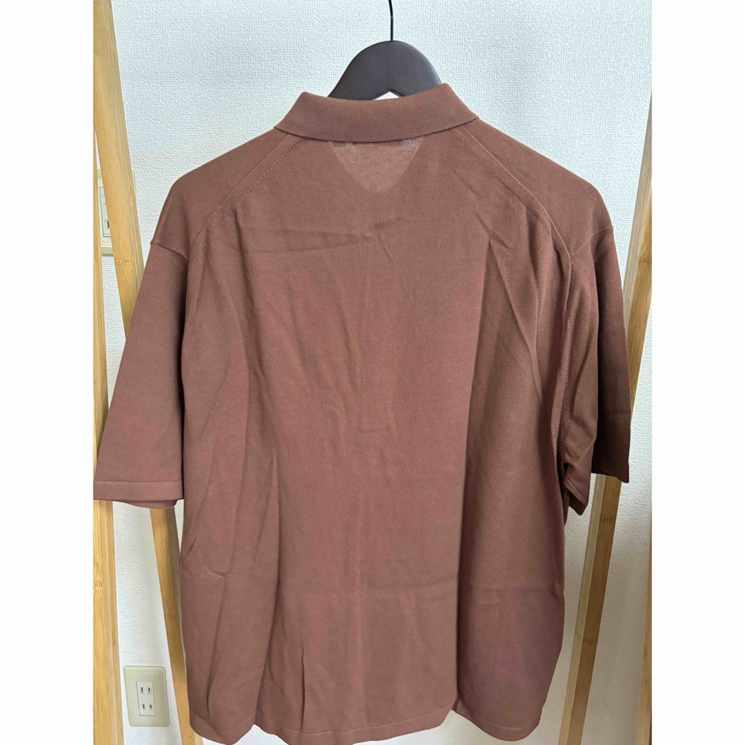 UNIQLO(ユニクロ)の(新品未使用)UNIQLO U ニットポロシャツ（半袖） メンズのトップス(ポロシャツ)の商品写真