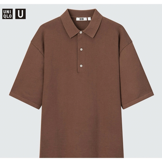 ユニクロ(UNIQLO)の(新品未使用)UNIQLO U ニットポロシャツ（半袖）(ポロシャツ)