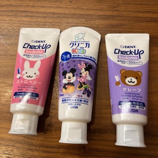 LION - 子供用歯磨き粉　チェックアップ　クリニカ　セット