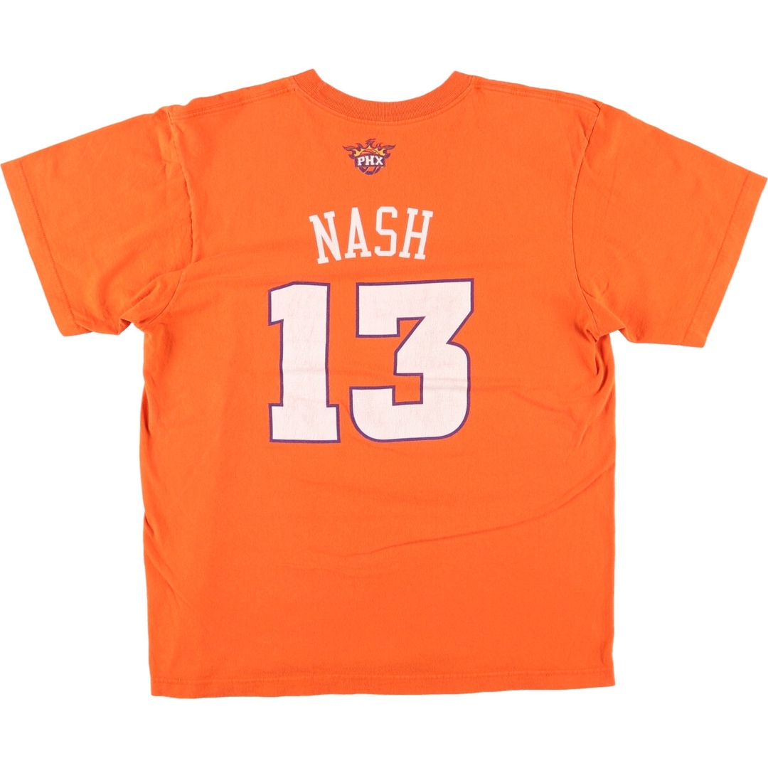 adidas(アディダス)の古着 アディダス adidas NBA PHOENIX SUNS フェニックスサンズ 両面プリント 半袖 プリントTシャツ メンズL /eaa425713 メンズのトップス(Tシャツ/カットソー(半袖/袖なし))の商品写真