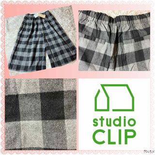 STUDIO CLIP - スタディオクリップ★新品タグ付き★TRストレッチ★ガウチョパンツ★ワイド