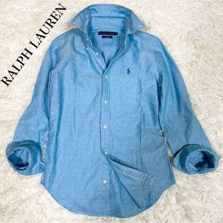 ラルフローレン(Ralph Lauren)の美品✨ ラルフローレン オックスフォード 長袖シャツ スリムフィット ポニーロゴ(シャツ/ブラウス(長袖/七分))