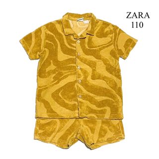 《ZARA》ジャガード／セットアップ／110