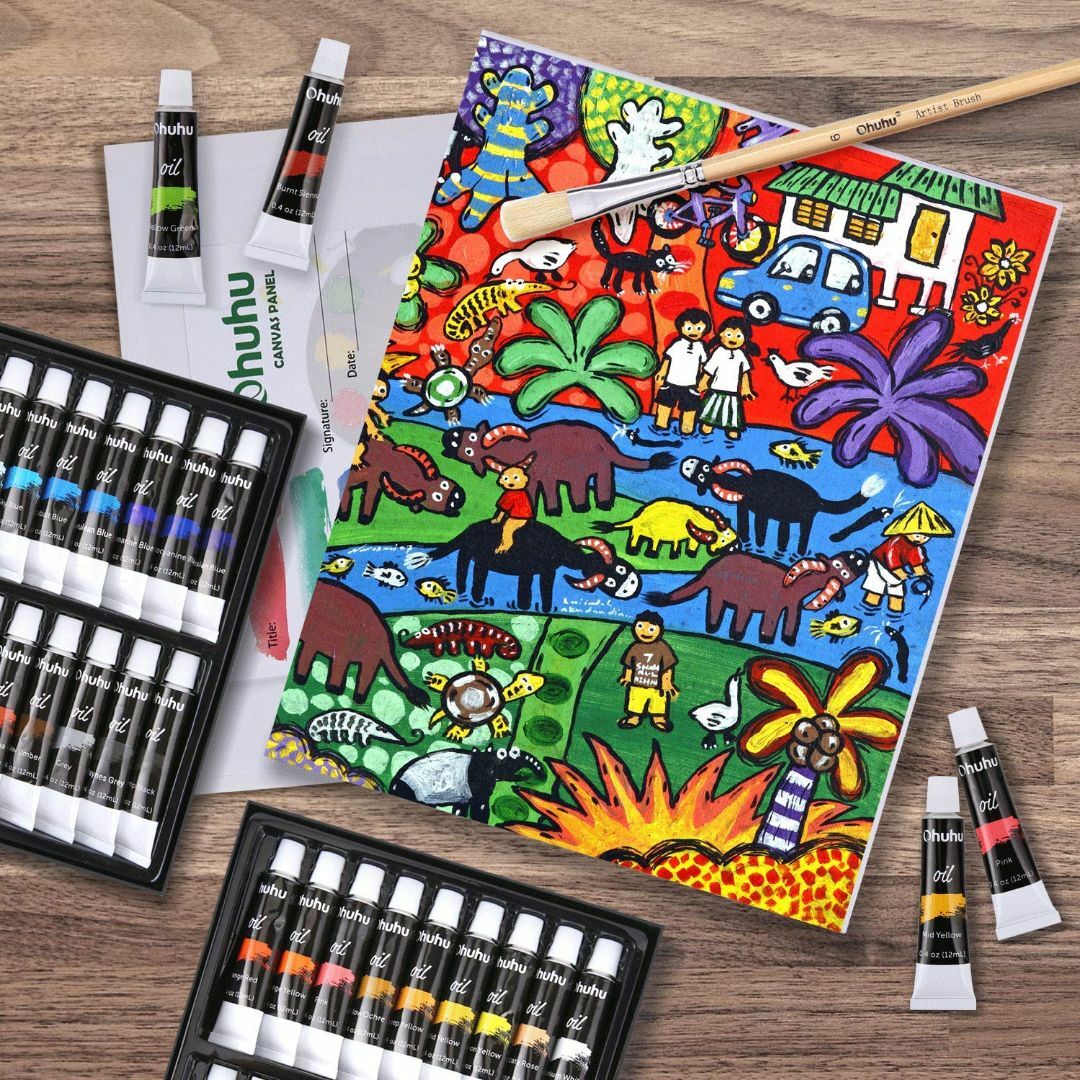 Ohuhu 油絵具 セット 56点セット 油絵セット 油絵の具 絵画 画材 絵の その他のその他(その他)の商品写真