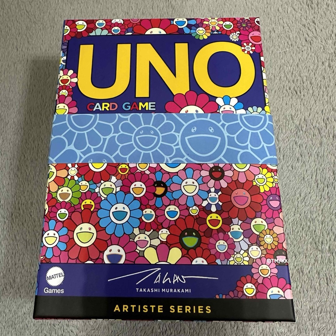 【新品・未開封・未使用】UNO(ウノ) 村上隆 カードゲーム 限定品 エンタメ/ホビーのテーブルゲーム/ホビー(トランプ/UNO)の商品写真