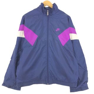 ナイキ(NIKE)の古着 90年代 ナイキ NIKE 銀タグ ナイロンジャケット メンズM ヴィンテージ /eaa426093(ナイロンジャケット)