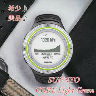 【レア♪美品♪】SUUNTO CORE Light Green スント(腕時計(デジタル))