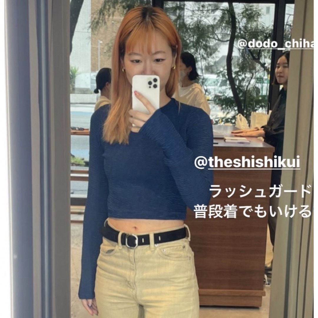 THE SHISHIKUI  Lagos / Navy  ラッシュガード レディースの水着/浴衣(水着)の商品写真