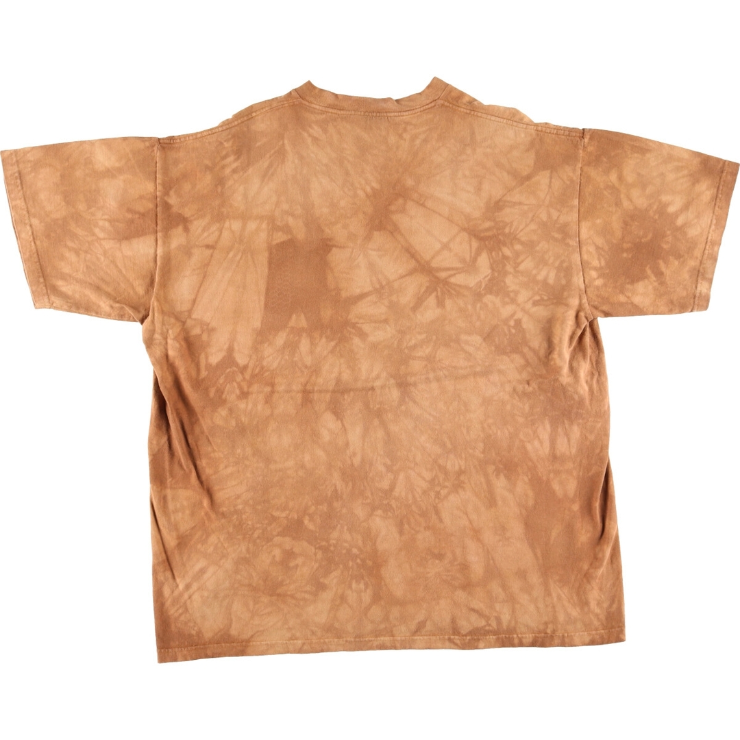 古着 90年代 THE MOUNTAIN タイダイ柄 プリントTシャツ メンズXL ヴィンテージ /eaa425449 メンズのトップス(Tシャツ/カットソー(半袖/袖なし))の商品写真