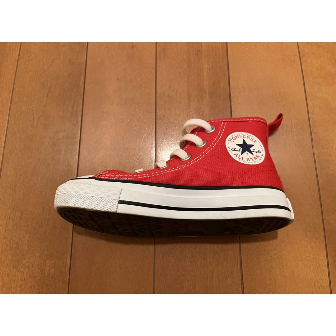 CONVERSE(コンバース)のコンバース　赤　キッズ　16.0cm キッズ/ベビー/マタニティのキッズ靴/シューズ(15cm~)(スニーカー)の商品写真