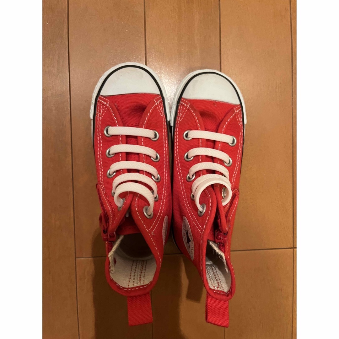 CONVERSE(コンバース)のコンバース　赤　キッズ　16.0cm キッズ/ベビー/マタニティのキッズ靴/シューズ(15cm~)(スニーカー)の商品写真