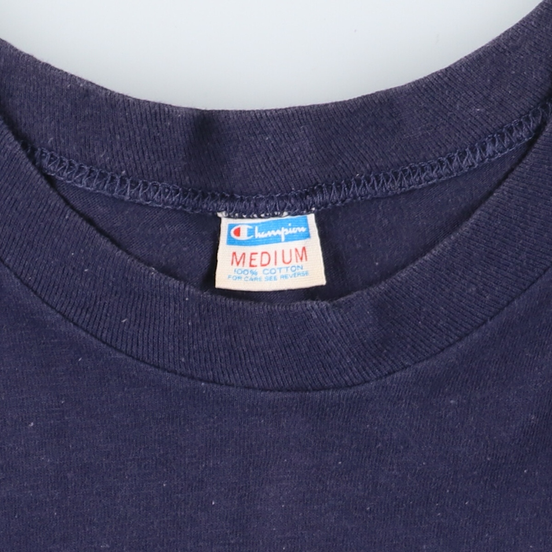 Champion(チャンピオン)の古着 70年代 チャンピオン Champion バータグ カレッジTシャツ USA製 レディースM ヴィンテージ クルーネック(丸首) /eaa425951 レディースのトップス(Tシャツ(半袖/袖なし))の商品写真