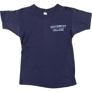 チャンピオン(Champion)の古着 70年代 チャンピオン Champion バータグ カレッジTシャツ USA製 レディースM ヴィンテージ クルーネック(丸首) /eaa425951(Tシャツ(半袖/袖なし))