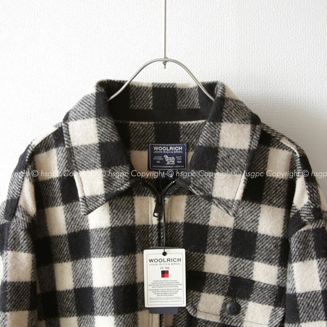 WOOLRICH(ウールリッチ)のウールリッチ オーバーサイズ ウールバッファローチェック ジップアップ シャツ メンズのジャケット/アウター(ブルゾン)の商品写真