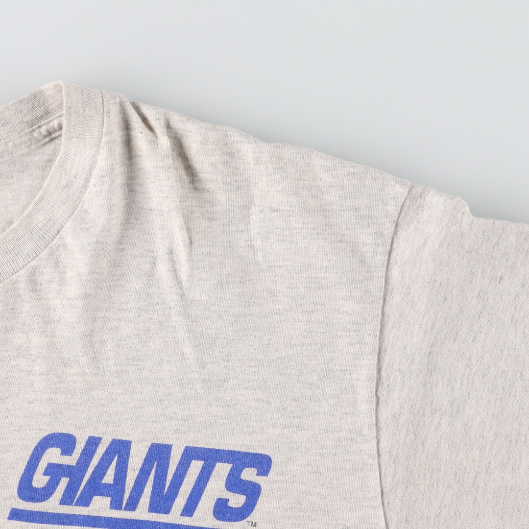 古着 LEAGUE LEADER NFL NEWYORK GIANTS ニューヨークジャイアンツ THE FLINTSTONES 原始家族フリントストーン  半袖 両面プリント プリントTシャツ USA製 メンズL ヴィンテージ /eaa425730 メンズのトップス(Tシャツ/カットソー(半袖/袖なし))の商品写真