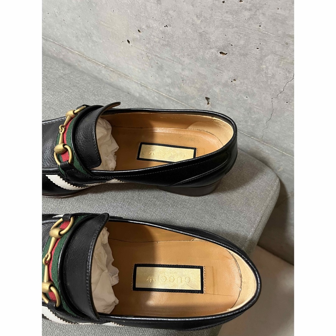 日本製品 Gucci & Adidasグッチ アディダスコラボ ホースビット ローファー