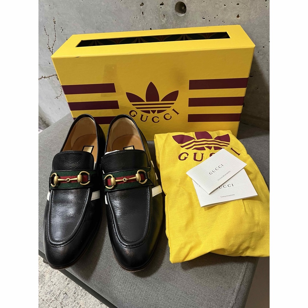 Gucci(グッチ)のGucci  & Adidasグッチ アディダスコラボ ホースビット ローファー メンズの靴/シューズ(スリッポン/モカシン)の商品写真