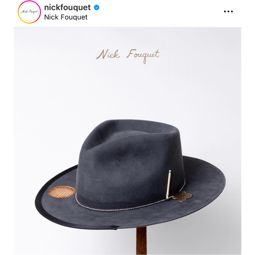 Borsalino(ボルサリーノ)のNick Fouquet ハット ニック・フーケ中折れハット 帽子 メンズの帽子(ハット)の商品写真