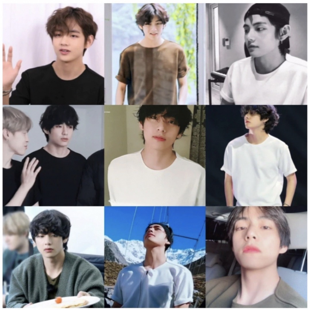 BTS V テテ着用品 半袖Tシャツ フリーサイズ 白の通販 by しろ's BTS V テテ着用品 半袖Tシャツ フリーサイズ 白の通販 by しろ's